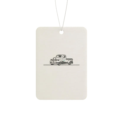 Her Truck Co. Air Freshener — Minimal Retro Auto Scent Tag