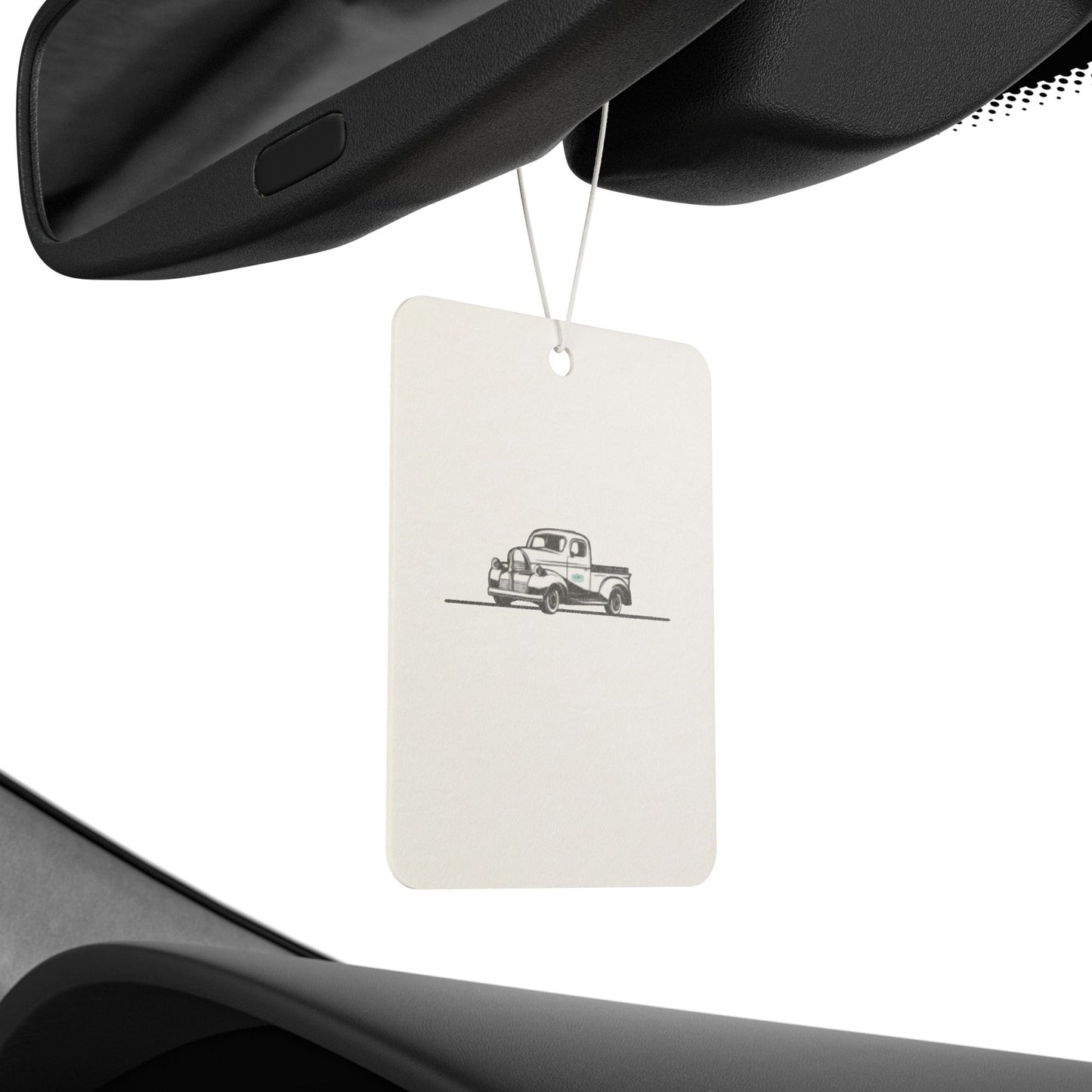 Her Truck Co. Air Freshener — Minimal Retro Auto Scent Tag