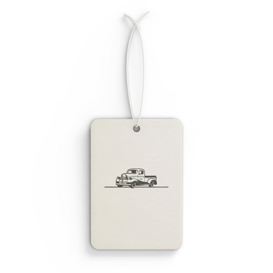 Her Truck Co. Air Freshener — Minimal Retro Auto Scent Tag