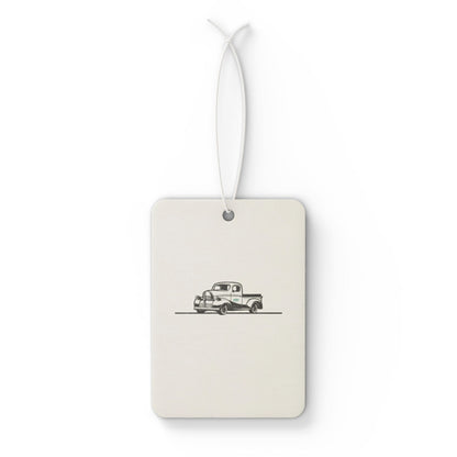 Her Truck Co. Air Freshener — Minimal Retro Auto Scent Tag